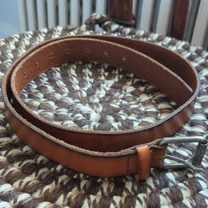 Classic Brown Leather Belt